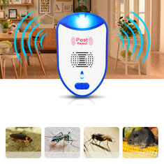 2PCS Multi-fungsi Pengusir Nyamuk Inverter Ultrasonic Mouse Repeller Indoor dan Outdoor Insect Exterminator