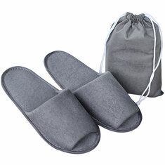 IPRee® Chinelos dobráveis ​​para homens e mulheres Tamanho único Sapatos portáteis antiderrapantes com saco de armazenamento para viagens