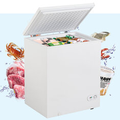[US Direct] 5 cu.ft Mini mraznička odnímateľný skladovací kôš 7 nastavení teploty mraziaci stroj pre karavanový cestovný kuchynský bar