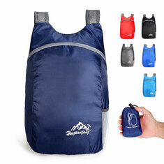 Mochila dobrável ultraleve de 20L para atividades ao ar livre, mochila dobrável de viagem, bolsa esportiva packable para homens e mulheres