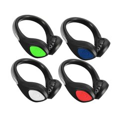 OUTERDO 1Pair LED Luminous Shoe Clip Light Outdoor Bicycle Sports Safety Night Warn Lamp for Safety Taillight