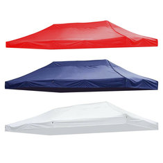 Gazebo 420D UV de remplacement de la tente de remplacement de la couverture supérieure du couvert supérieur de la tente 10x20ft
