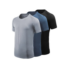 [小米有品より] GiavnvayメンズアイシースポーツTシャツ超薄型クイックドライスムースフィットネスランニングTシャツ