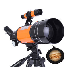 IPRee® 150X HD csillagászati teleszkóp űrrefaktor állítható állvány lencsevédők Éjszakai változatú távcső kültéri kempingteleszkóp 