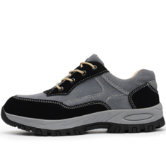 TENGOO erkek Güvenlik Ayakkabıları İş Ayakkabıları Su Geçirmez Kaymaz Çelik Ayak Koşu Yürüyüş Sneakers