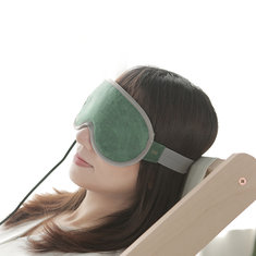  Parche para el ojo inteligente Transpirable Sueño USB Recargable 5 Masaje Modos 3 Modos de ajuste de temperatura Viaje Oficina Ojo Mascara