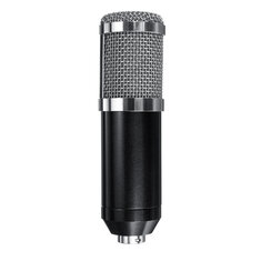 RODD Condenser Microphone Live Broadcast Mic Computer Karaoke Large Diaphragm with Bracket for Youtube
