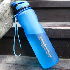 Grande bouteille de sport KANGZHIYUAN de 1000 ml pour la gym et le fitness, bouteille d'eau en PC sans BPA, tasse de voyage pour boire