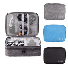Xmund XD-DY25 többfunkciós digitális tároló táska USB-töltő fülhallgató-szervező hordozható utazási kábel táska