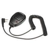 2 vias walkie talkies rádio portátil mini-mic microfone