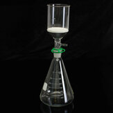 Kit di filtrazione a vuoto con filtro a ventosa in vetro da 250 ml,imbuto di Buchner da 1000 ml e matraccio conico