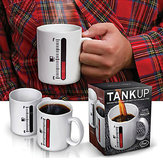 Mágikus színváltó csésze hőmérő kávés bögre Tank Up bögrék