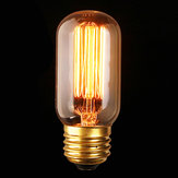 مصباح إدسون عتيق بقوة 40 واط E27 شفاف من الزجاج 110 فولت