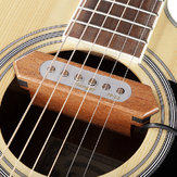 Soundhole-Tonabnehmer FP-2 Flanger aus Holz für Akustikgitarre