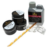 120ml acrylique stylo poudre de liquide lave-ongles set art kit