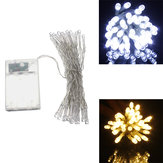 AA Miniméretű elemes 10 LED-es Hideg/meleg fehér Karácsonyi szál fények
