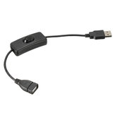 Câble d'alimentation USB avec interrupteur marche / arrêt pour Raspberry Pi