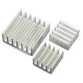Kit di 15 pezzi di dissipatore di calore adesivo in alluminio per il raffreddamento di Raspberry Pi