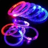 1pc Color Changeing LED Light Up Bracelet Luminous Cuff Bracelet Unisex