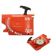 Recoil Pull Start Starter Red For Chinese Chain Saw 4500 5200 5800 45cc 52cc 58cc
