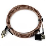 Нагоя кабеля RG-316 5м УВЧ кабель для рации антенна розовый