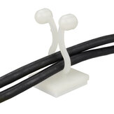 10pcs Clip Tie-line Management-ray Wire Bobbin Winder Color aleatorio