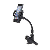 Carregador de isqueiro de carro com dupla porta USB para telemóveis, GPS, PDA, MP3, MP4