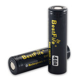 2 шт. Лучшие аккумуляторы BestFire 18650 3500mAh 3.7V 40A, перезаряжаемые литиево-ионные батареи