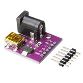 Conector de alimentação USB mini 5V, soquete de energia DC para Arduino - produtos que funcionam com placas Arduino oficiais