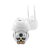 Bakeey 1080P Kleur Nachtzicht IP66 PTZ Smart IP Camera Bewegingsdetectie Tweerichtings audio-ondersteuning TF-kaart en cloudopslag Surveillancemotor