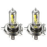 Car Halogen Headlights Bulbs H1 H3 H4 H7 Driving Fog Lamp 60/55W 12V Amber 2Pcs 