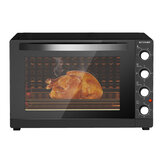 BlitzWolf® BW-EO1 Air Fryer Toaster Oven 65L 2200W Dual Heating Electric Oven Unterstützung der Heißluftzirkulation mit Edelstahl-Interieur