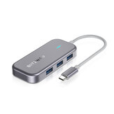 BlitzWolf® BW-TH10 6-w-1 Koncentrator USB-C 6 portów Stacja dokująca USB3.0 Type-C Ładowarka PD Adapter USB