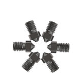 TWO TREES® 3Pcs V6 Hardened Steel Nozzle 0.2/0.3/0.4/0.5/0.6/0.8/1.0mm J-Head Extruder Nozzle kit for 3D Printer