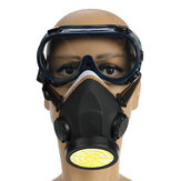 Gas Cover Paint Máscara Filtro Químico Antipó de Segurança Para Óculos de Olhos