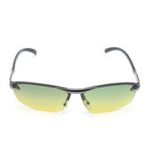Męskie okulary przeciwsłoneczne polaryzacyjne ochrona przeciwsłoneczna UV400 okulary lustrzanki na dzień i noc jazda kierowca
