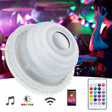 E27 10W 48LED RGB Mini Stage Light Дистанционное Управление Smart Bluetooth Музыкальная лампа AC110-240V
