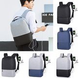 14 pollici Laptop Backpack Borsa Zaino per notebook da viaggio per sport all'aperto da viaggio con ricarica USB Borsas con cuffia