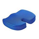 Almofada de assento em espuma de memória em forma de U para viagens com proteção ortopédica para o cóccix, malha respirável e almofada de massagem para o quadril