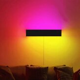مصباح حائط RGB LED سيمفوني عصري بحد أدنى في الغرفة نوم وغرفة المعيشة والمصباح الجانبي بها جو على التحكم عن بُعد