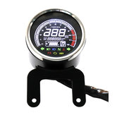 Universal Speed Bike Digital Speedometer Odometer RPM Tachometer KM / H MPH