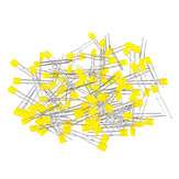 100個2×3×4正方形LED黄色発光ダイオード2 * 3 * 4 mm LEDダイオード