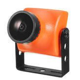 1200TVL CMOS 2.5mm/2.8mm 130/120 Gradi 16:9 Mini FPV Fotocamera Arancione PAL/NTSC 5V-12V per Micro Racer Quadricottero