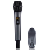 Microfone sem fio Bluetooth Gitafish K18V com receptor, suporte a aplicativos para entretenimento doméstico, conferências, educação, treinamento e bares