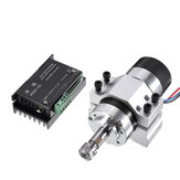 Machifit 400W 12000rpm ER11 Chuck CNC Brushless Spindle Motor with Driver Speed Controller and Clamp