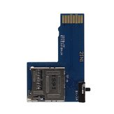 Rasperry Pi için Çift Mikro SD Kart Adaptörü