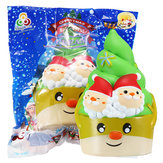 Sanqi Elan Squishy Christmas Ice Cream Powolnie rosnąca zabawka z oryginalnym opakowaniem 