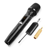 UW-01 UHF Wireless Microphone System Handheld LED Karaoke KTV Mic with Receiver