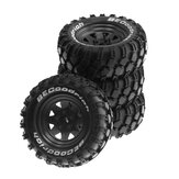4PCS Off Road Tires Wheel 1.9 inch for 1/8 RC Racing Crawler Car FMS NT4 SCX10 W136 RC Car Parts Hex Adapte