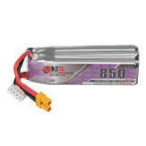 एफपीवी रेसिंग ड्रोन के लिए गाओनेंग जीएनबी 11.4 वोल्ट 850mAh 60C 3S HV लाइपो बैटरी एक्सटी30 प्लग